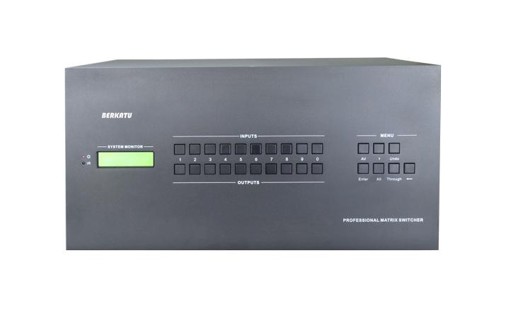 BERKATU柏卡圖  32X32混合插卡音視頻處理器正面